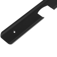 Планка для столешницы угловая 38 мм металл цвет чёрный матовый аналоги, замены