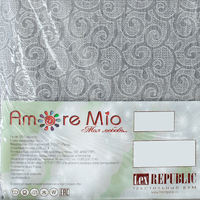 Штора на ленте Fyooh 160x260 см цвет серый AMORE MIO