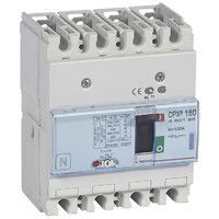 Автоматический выключатель DPX3 160 - термомагнитный расцепитель 50 кА 400 В~ 4П 100 А | 420135 Legrand