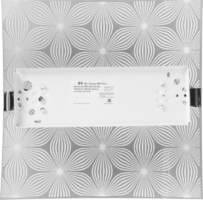 Светильник настенно-потолочный Завод Элетех Васильки 30x30 см 1 лампа, 5 м², цвет белый