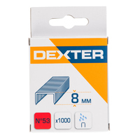 Скоба для степлера Dexter 53 тип 8 мм 1000 шт. аналоги, замены