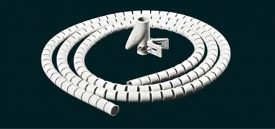 Рукав пластиковый спиральный для кабеля 20мм (2 м) и инструмент ST-20 - 18176 Hyperline SHW-20 мм d20мм купить в Москве по низкой цене