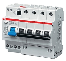Автоматический выключатель дифференциального тока DS204 4п 10А C 30мА тип AC (6 мод) | 2CSR254001R1104 ABB 6кА 6мод аналоги, замены