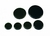 Вставка заглушка ПВХ для D=22мм черная (50шт) - NSYTC2 Schneider Electric