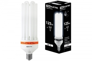 Лампа энергосберегающая КЛЛ 125Вт Е40 840 U образная 6U 105х355мм | SQ0323-0078 TDM ELECTRIC цена, купить