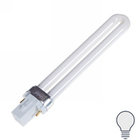 Лампа энергосберегающая Uniel дуга G23 9 Вт свет холодный белый аналоги, замены