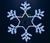 Фигура Снежинка LED Светодиодная без контроллера 55х55см синий NEON-NIGHT 501-335