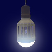 Лампа антимоскитная светодиодная E27 220 В 15 Вт холодный белый свет