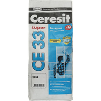 Затирка Ceresit СЕ 33 Comfort 2-6 мм 2 кг белый 01 2092228 купить в Москве по низкой цене