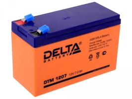 Аккумулятор 12В 7А.ч. Delta DTM 1207 купить в Москве по низкой цене