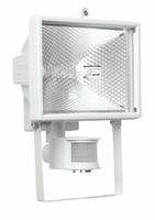 Прожектор ИО-500Вт симметричный с детектором белый IP54 - LPI02-1-0500-K01 IEK (ИЭК)