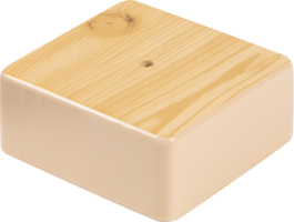 Распределительная коробка открытая IEK 100×100×44 мм 2 ввода IP20 цвет сосна (ИЭК)