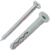 Дюбель-гвозди для полнотелых материалов Friulsider TPP цилиндрическая манжета 8x60 мм нейлон цвет серый 10 шт.