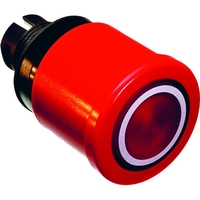 Кнопка MPMP3-11R ГРИБОК красная (только корпус) с подсветкой у силенной фиксацией 40мм отпускание вытягиванием поворотом | 1SFA611511R1101 ABB и d40мм усиленной аналоги, замены