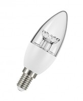 Лампа светодиодная STAR CLASSIC B 40 5.4W/830 5.4Вт свеча 3000К тепл. бел. E14 470лм 220-240В CL OSRAM 4052899971592