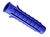 Дюбель распорный Чапай 6х25 шипы+усы (синие) (1000 шт) - пакет накл. | 111141 Tech-KREP