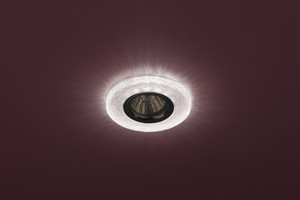 Светильник точечный встраиваемый DK LD1 MR16 3Вт GU5.3 розовый с подсветкой | Б0018776 ЭРА (Энергия света)