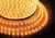 Шнур светодиодный Дюралайт фиксинг круглый 13мм 2.4Вт/метр 220В IP54 желт. (уп.100м) NEON-NIGHT 121-121