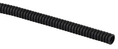 Труба гофрированная ПНД легкая d20мм с протяжкой черн. (уп.25м) Эра Б0020120 (Энергия света)
