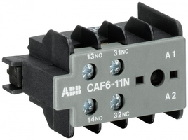Контакт дополнительный CAF6-11N фронтальной установки для миниконтактров B6/B7 - GJL1201330R0004 ABB B7 аналоги, замены