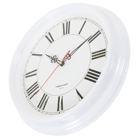Часы настенные "Римские" цвет белый диаметр 30 см