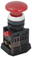 Кнопка красная AEA-22 Гриб без подсветки 1з+1р 240В - BBG30-AEA-K04 IEK (ИЭК)