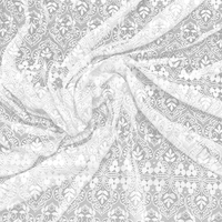 Занавеска на ленте Гипюр 250x165 см цвет белый