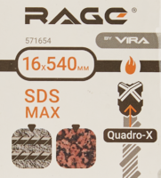 Бур по бетону SDS-max Rage 16x540 мм