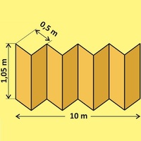 Подложка-гармошка Солид 1050х10000х2 мм 10.5 м2 желтая ТМ 67896 аналоги, замены