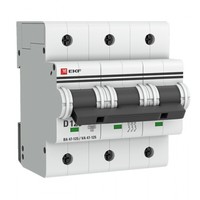 Автоматический выключатель EKF PROxima 3 П 125 А D 15 kA ВА 47-125 mcb47125-3-125D