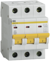 Автоматический выключатель 3-полюсной IEK ВА47-29 10 А 4.5кА С(MVA20-3-010-C) (ИЭК)