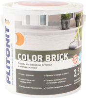 Глазурь для камня Plitonit Color Brick 2.5 л красный аналоги, замены