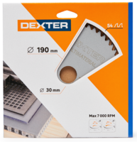 Диск пильный универсальный Dexter FD-E051903054T 54Т 190x30x1.5 мм, кольца: 20 и 25.4