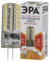 Лампа светодиодная LED СТАНДАРТ JC-3,5W-12V-827-G4 (диод, капсула, 3,5Вт, тепл, G4) | Б0033195 ЭРА (Энергия света)