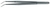 Пинцет захватный прецизионный с направляющим штифтом тонкие зазубренные губки под 45° L-155 мм пружинная сталь чёрная матовая лакировка KN-923437 KNIPEX