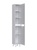 Пенал Рондо 30x170 см цвет белый
