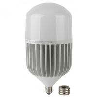 Лампа светодиодная высокомощная STD LED POWER T140-85W-6500-E27/E40 85Вт T140 колокол 6500К холод. бел. E27/E40 (переходник в компл.) 6800лм Эра Б0032088 (Энергия света) Т140 купить в Москве по низкой цене