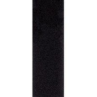 Лента-липучка самоклеящаяся 19 мм 46 см, цвет чёрный