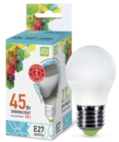 Лампа светодиодная LED-Шар-standard 5Вт шар 4000К нейтр. бел. E27 450лм 160-260В ASD 4690612002187 LLT