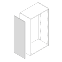 Аша 37x102.4 см ЛДСП цвет бежевый Фальшпанель для навесного шкафа Delinia ID аналоги, замены