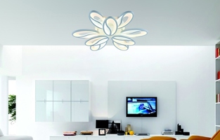 Люстра потолочная светодиодная Escada 10222/9LED 139W с пультом управления, 35 м², регулируемый белый свет, цвет