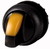 Переключатель с поворотной ручкой V-позиционный 60 , фиксацией, цвет желтый подсветкой, черное лицевое кольцо, M22S-WLKV-Y - 284543 EATON