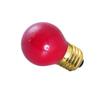 Лампа профессиональная накаливания декоративная ДШ цветная 10 Вт E27 для BL красный штук - 401-112 NEON-NIGHT