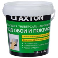 Шпаклёвка полимерная суперфинишная Axton 1.5 кг купить в Москве по низкой цене