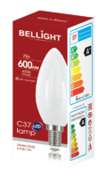 Лампа светодиодная Bellight E14 220-240 В 7 Вт свеча матовая 600 лм нейтральный белый свет