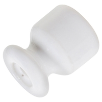 Изолятор для провода Electraline Bironi керамика цвет белый 10 шт.