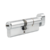 Цилиндр Abus KD6N Z45/K55, 45x55 мм, ключ/вертушка, цвет никель