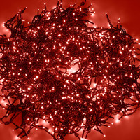 Гирлянда профессиональная LED ClipLight 2х4В 5 нитей по 20 метров красный - 323-502 NEON-NIGHT