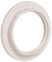 Кольцо абажурное для патрона Е27 пластик белый индивидуальный пакет - EKP10-01-02-K01 IEK (ИЭК)