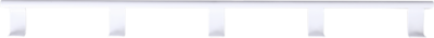 Боковая вешалка на кронштейн Larvij 40.4 см белая
